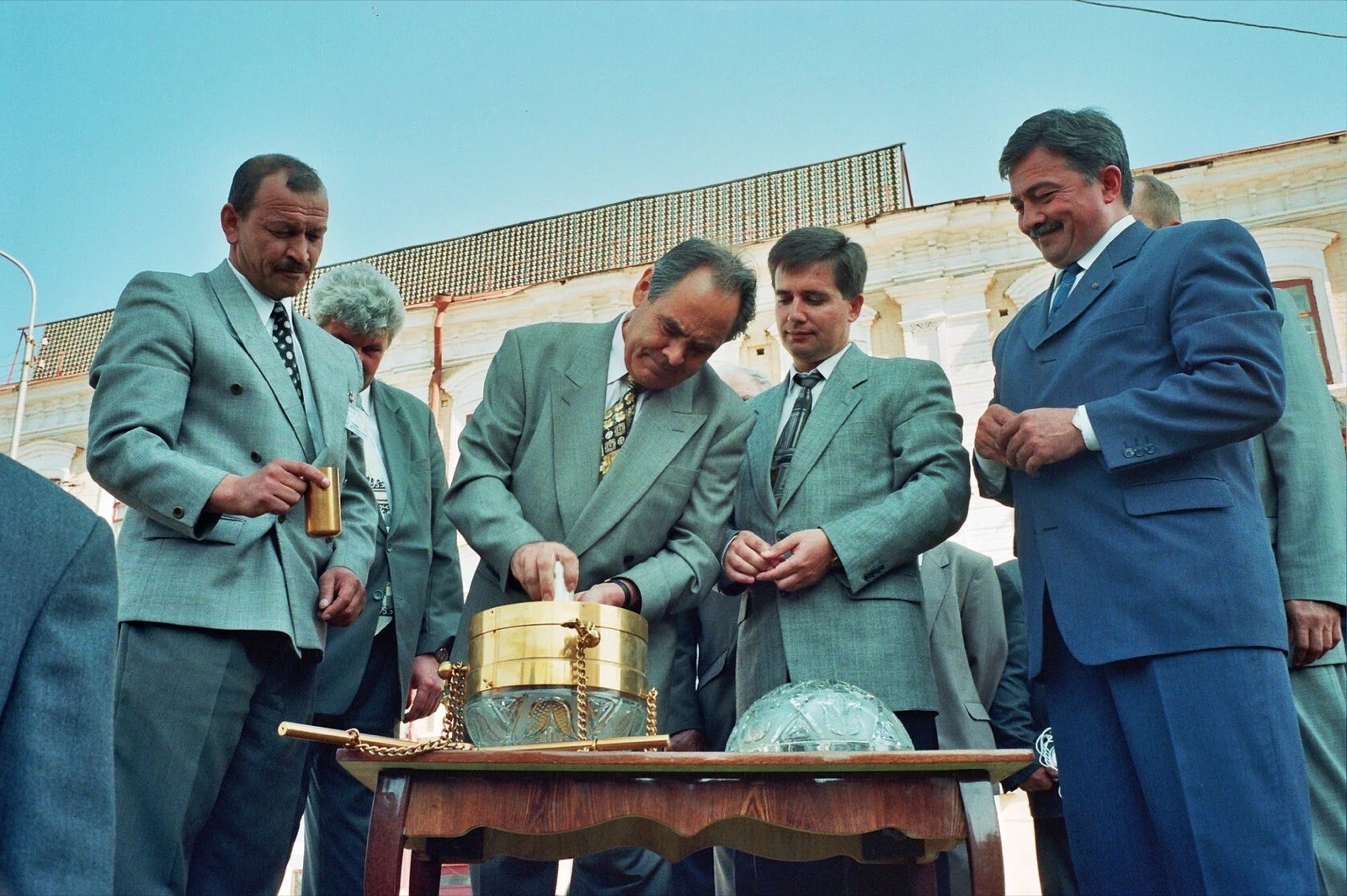 Казан метрополитены төзелешен башлау тантанасы. 1997 ел, 27 август. Фото: казметрострой.рф/history